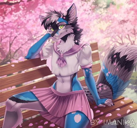 Furryheavenunlimited On Twitter Spring Sakura By Imanika