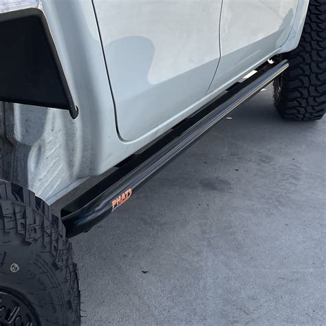 Mitsubishi Triton Mr Angled Rock Sliders Side Steps Powdercoated