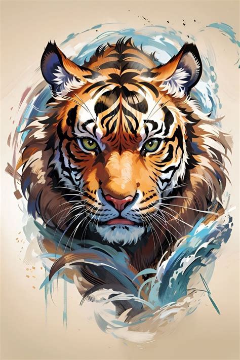 Pin By H Ctorbaggio On Art Tigres In Tiger Art Tiger Artwork