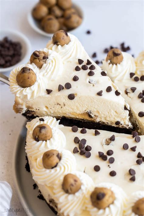 No Bake Cookie Dough Cheesecake Recipe The Recipe Rebel