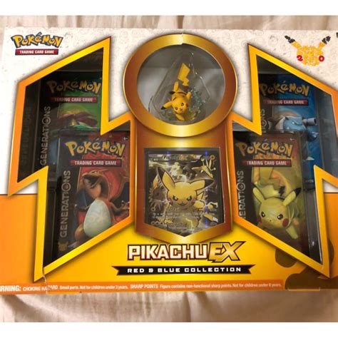 Pokemon Pikachu Ex Red Blue Collection Box Hobbies Toys Toys