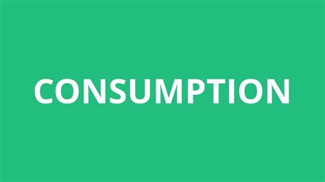 How To Pronounce Consumption - Pronunciation Academy - YouTube