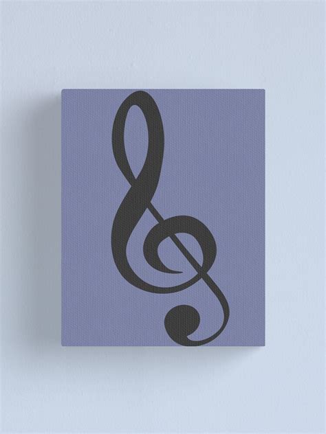 G Clef Treble Clef Music Notes Canvas Print By Urbanwalker