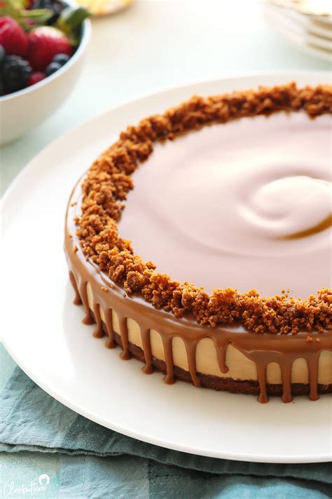 No Bake Lotus Biscoff Cheesecake Cleobuttera