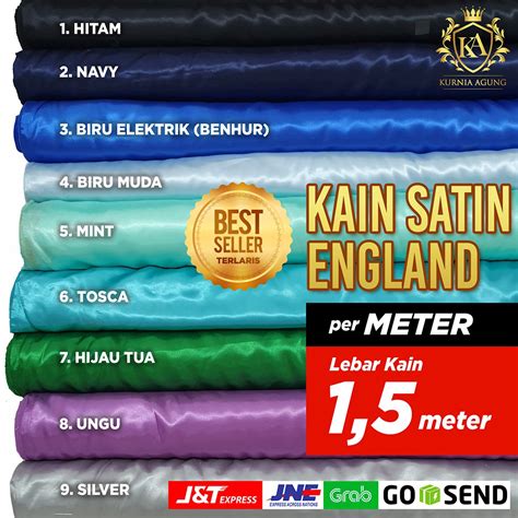 Jual Kain Satin Warna Sage Green Meteran Polos Premium Kualitas Saten