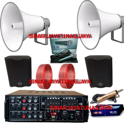 Jual Paket Toa Sound System Masjid Atau Musholla Speaker Outdoor Dan