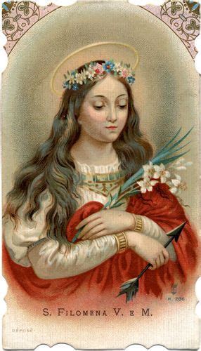 St Philomena Imagens Católicas Santos Da Igreja Catolica Imagens