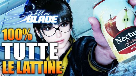 TUTTE LE LATTINE DI STELLAR BLADE TROFEO COLLEZIONISTA ALL CANS