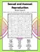 SEXUAL And ASEXUAL REPRODUCTION Word Search 29 Hidden Words STAAR