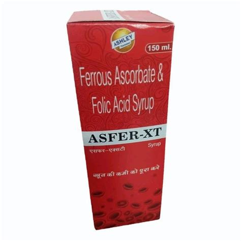 Ferrous Ascorbate Folic Acid Syrup At Rs Box Ferrous Ascorbate