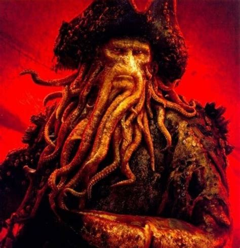 Squid Face Davy Jones Pirates Pirates Of The Caribbean Davy Jones