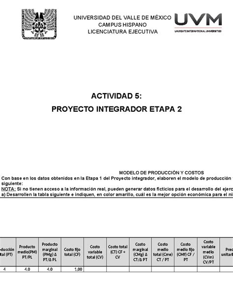 A5 Cllr Proyecto Integrador 2 Actividad 5 Proyecto Integrador