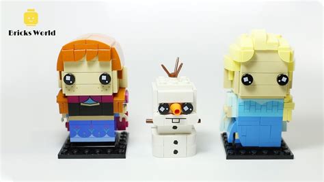 LEGO Frozen 2 Brickheadz Sets 41617 Elsa 41618 Anna Olaf Disney