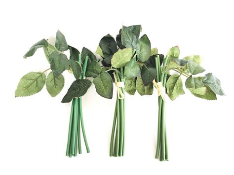 Diy Bouquets Stem Covers With Stems And Leaves Etsy Diy