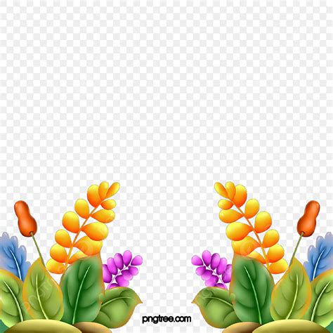 Planta De Verano Flores Hierba Png Dibujos Verano Planta Flor Png Y