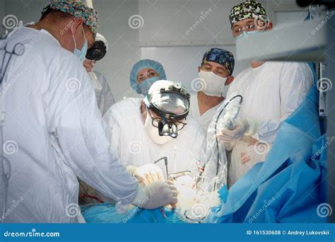 Heart Surgeon Performs Open Heart Surgery Editorial Stock Photo - Image ...