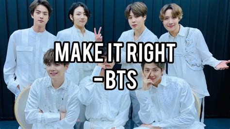 Bts Make It Right : Picture BTS (Make it Right) - Mcountdown 190418 / Скачать минус песни «make ...