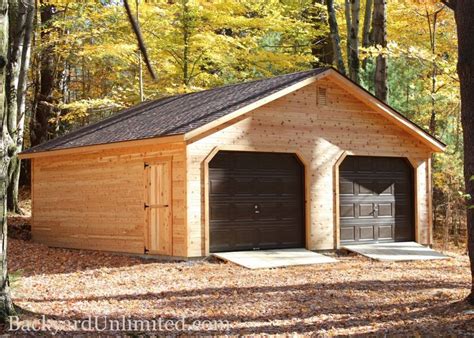 24x24 Two Story Garage With Cape Cod Dormers Metal Roof Heritage