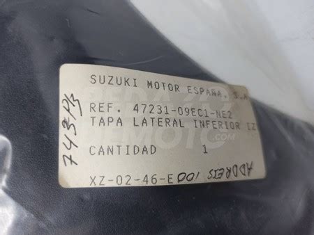 Pl Sticos Tapas Y Carenados Originales Para Suzuki Adress Pedazo De Moto