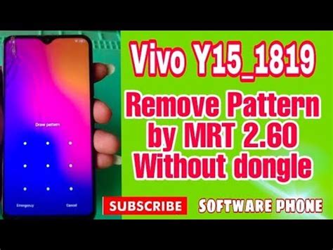 Vivo Y Remove Pattern Lock By Mrt Without Dongle Youtube