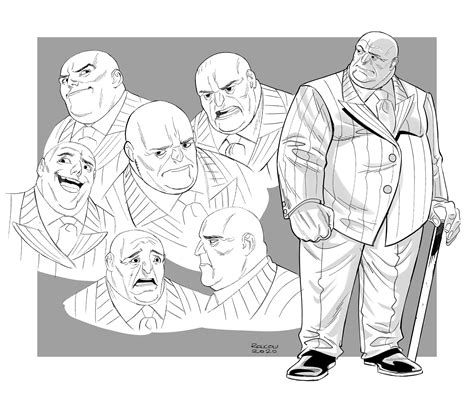 Artstation Kingpin Character Design