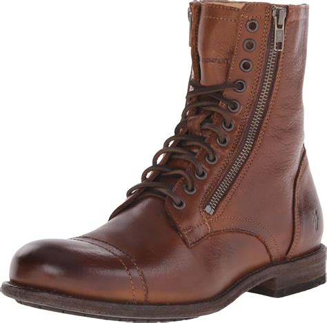 Amazon Frye Men S Tyler Double Zip Combat Boot Motorcycle Combat