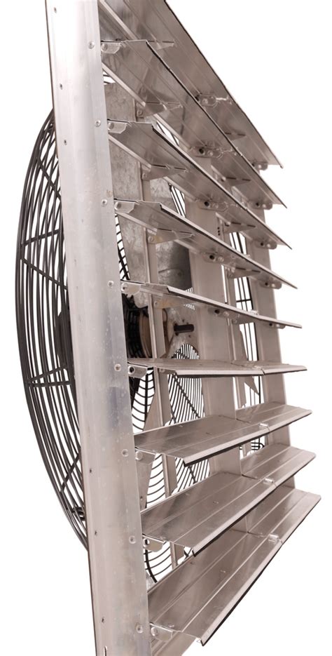 Shutter Mounted Wall Exhaust Fan 36 Inch 8860 CFM Single Speed 36SF8N3– Industrial Fans Direct