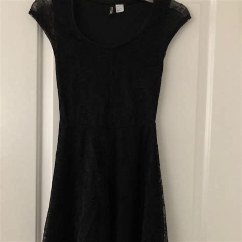 H M Dresses H M Black Lace Dress Poshmark