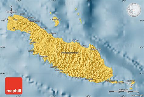 Savanna Style Map of Makira