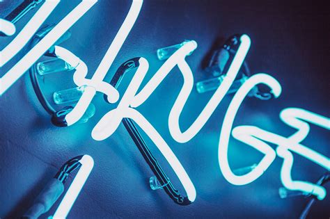 Neon Sign Lettering on Behance