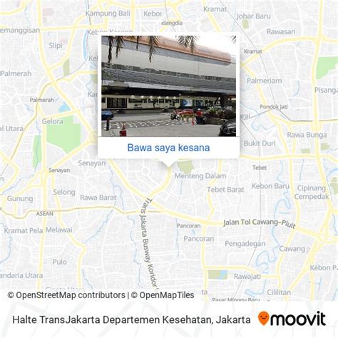 Cara Ke Halte TransJakarta Departemen Kesehatan Di Jakarta Selatan