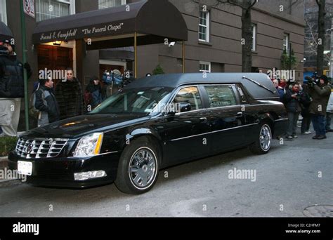 The Casket Of Actor Heath Ledger Is Taken Out Of The Frank Campbell