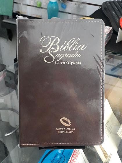 B Blia Sagrada Naa Marrom Letra Gigante Sbb Livros De Religi O