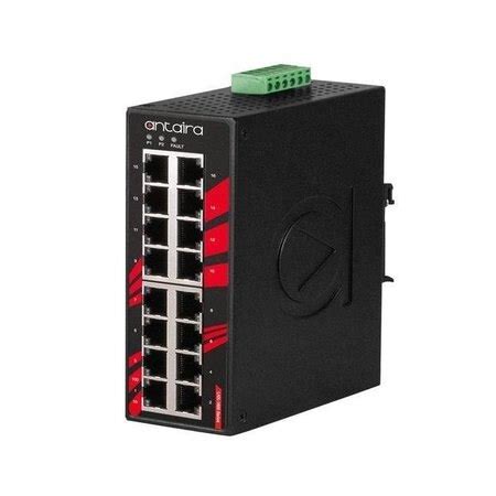 Antaira Port Industrial Unmanaged Ethernet Switch W Tx