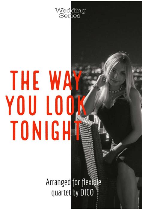 The Way You Look Tonight Arr Dico Sheet Music Jerome Kern