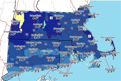 Boston Will See Three to Four Inches of Snow Tonight