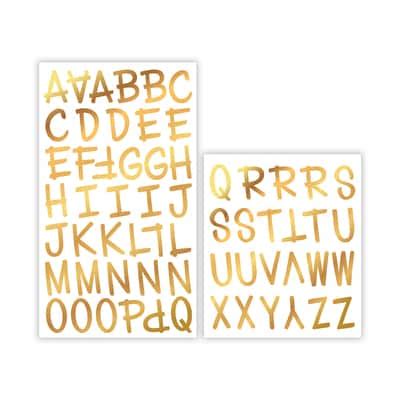 Buy In Bulk Packs Ct Total Iron On Gold Foil Fun Font