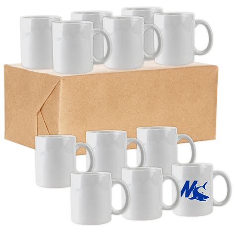 Mako Cheap Mugs Sublimation Blank Bulk Mugs Ceramic Mug Blanks White