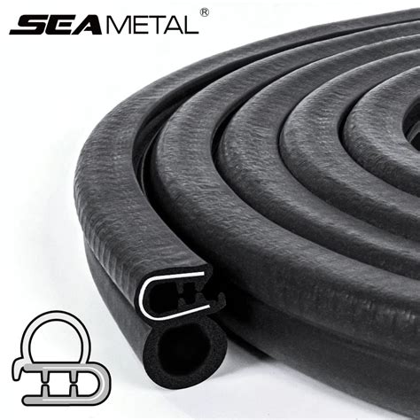 Seametal 5m Car Door Rubber Seal Strip Universal Soundproof Sealing