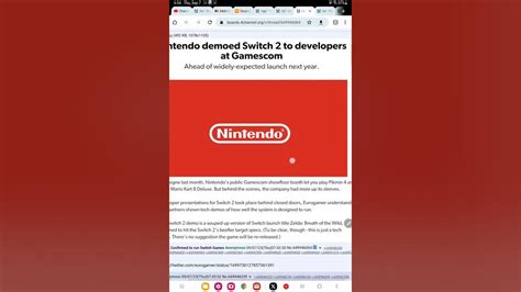 Switch 2 Demoing Switch Games Backwards Compatibility Confirmed Youtube