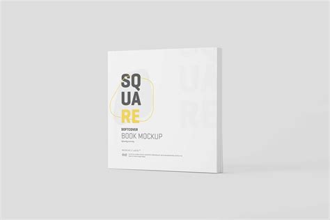 Square Softcover Book Mockup MasterBundles