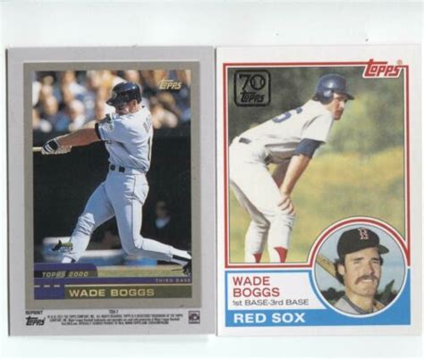 Topps Series Wade Boggs Topps Double Headers Boston Red Sox