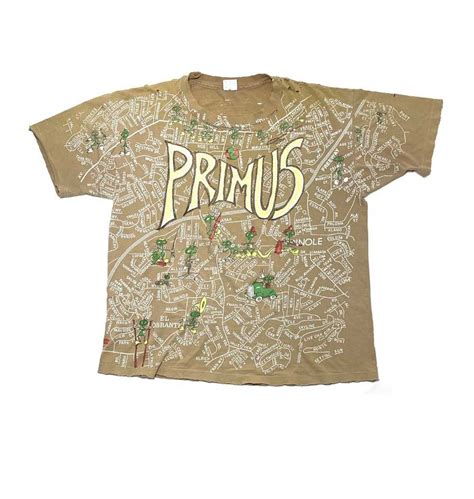 Vintage Primus 1992 Band Shirt Wonderland Gem