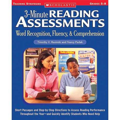 Buy In Bulk 3 Minute Reading Assessments Word Recognition Fluency