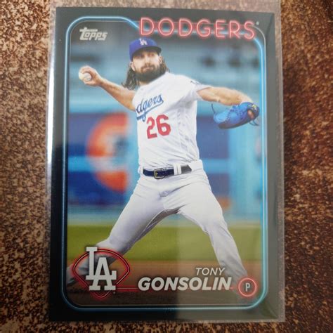 73枚限定 MLB 2024 Topps TONY GONSOLIN series1 ロサンゼルス ドジャース Topps 売買された