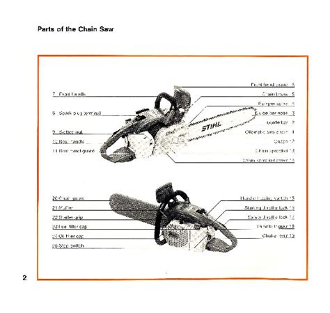 STIHL 032 Chainsaw Owners Manual