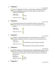 Automatizada Seguridad Social Docx Pregunta De Puntos Para Un