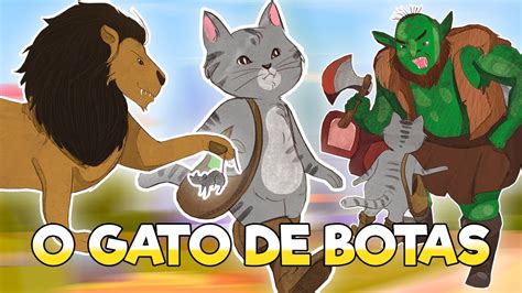 O GATO DE BOTAS Contos Infantis História Educativa Para Crianças