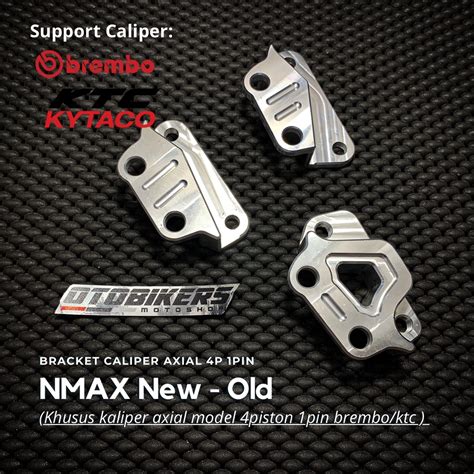 Jual BREKET KALIPER 4P 1PIN 4 PISTON AXIAL Brembo 245 260 265 MM NMAX