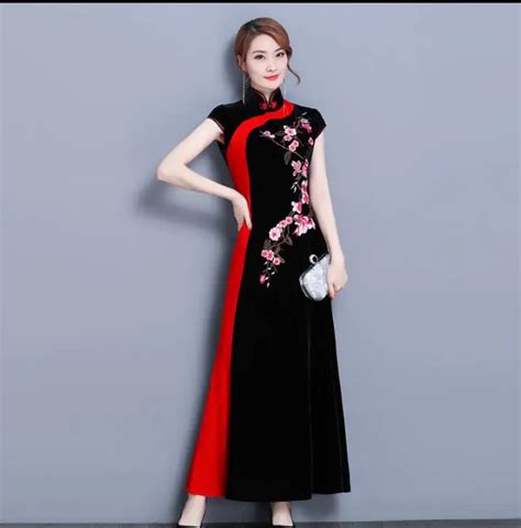 Buy 2018 Spring Red Cheongsam Modern Chinese